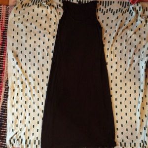 H&M black midi dress